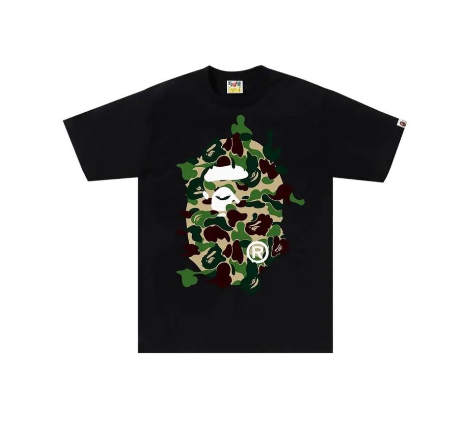BAPE ABC Camo Rebuild Big Ape Head Tee