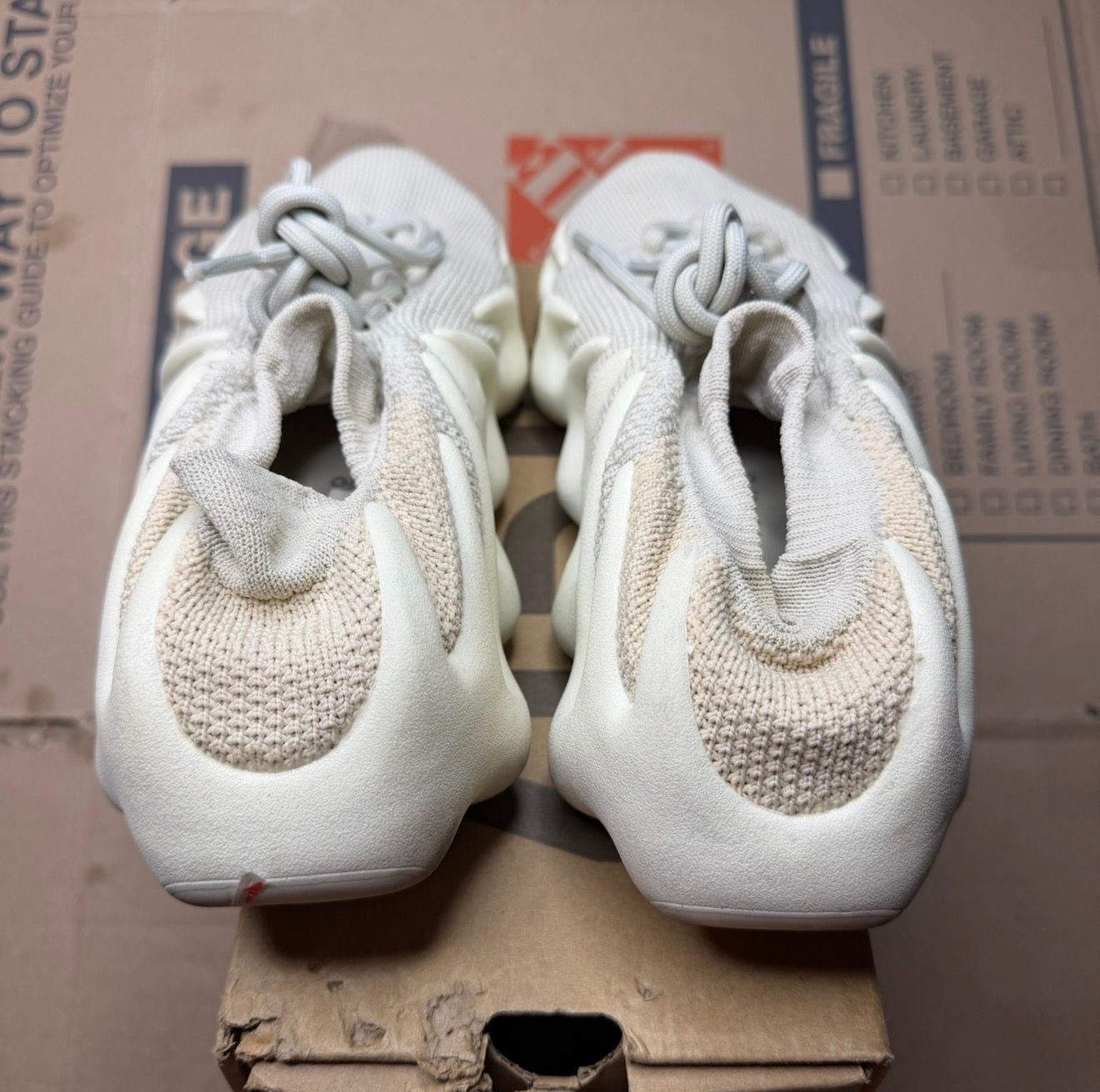 WORN YEEZY 450 "CLOUD WHITE" - Used/Worn