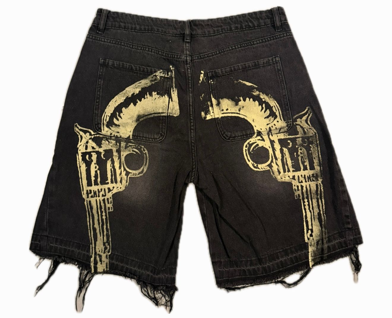 Revolver Black Jean Shorts