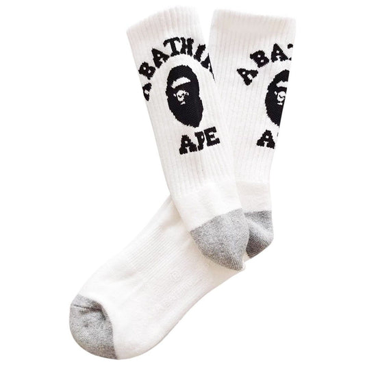 BAPE Arch Logo White Socks