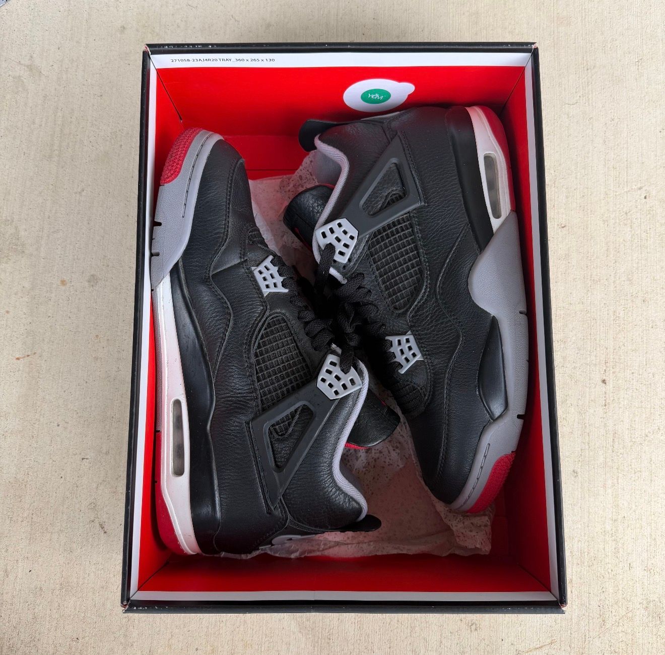 Reimagined Jordan 4s - Used/Worn