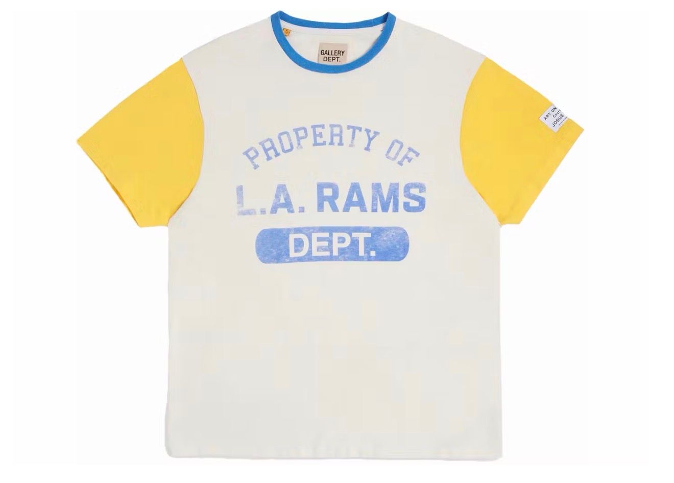 GALLERY DEPT. LA RAMS COLOR BLOCK TEE