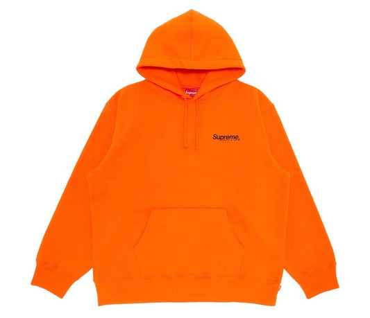 Supreme Worldwide Hoodie Dark Orange
