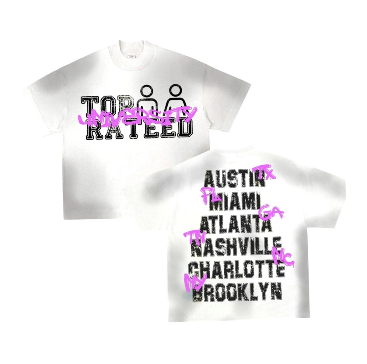 TR UNIVERSITY PINK TEE