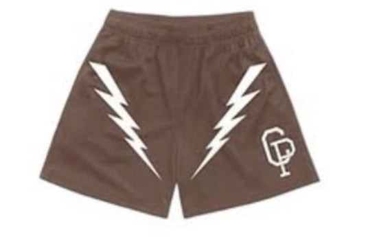 Crisp Lightning Brown Shorts
