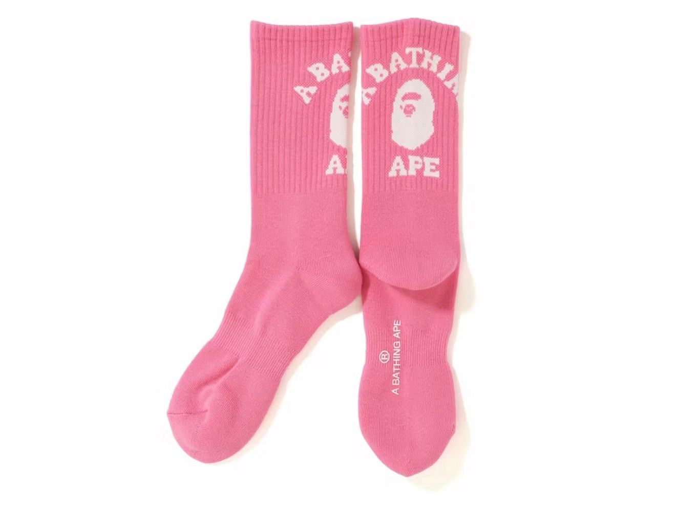 BAPE Pink Socks