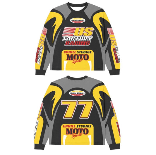 UHS YELLOW LONG SLEEVE RACER TEE
