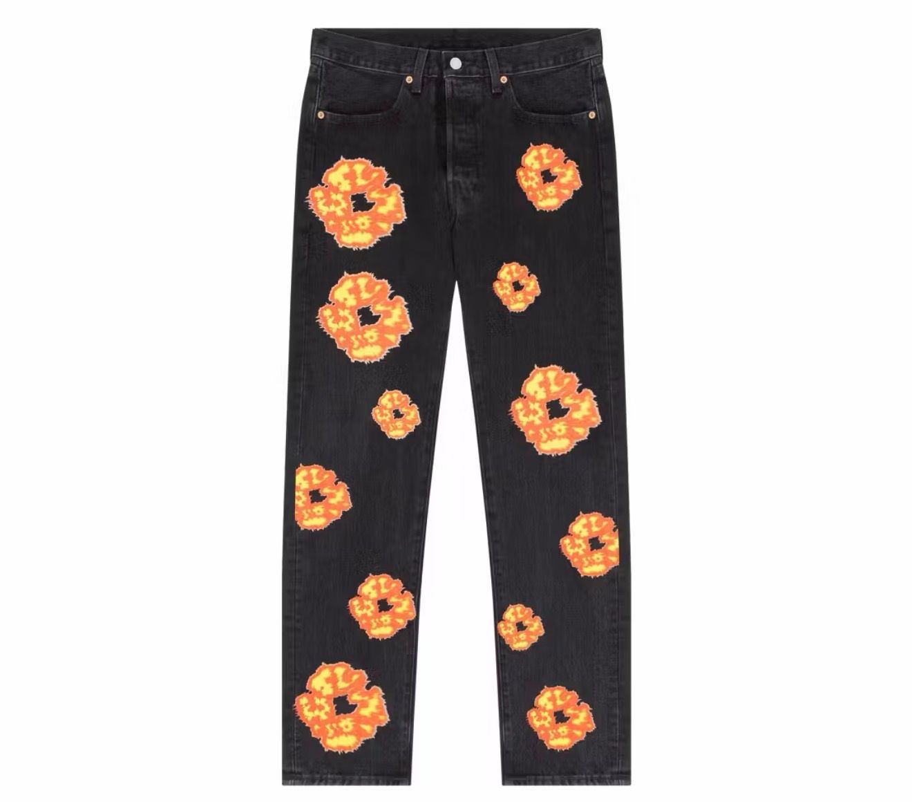 Denim Tears X Offset Black Jeans