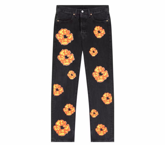 Denim Tears X Offset Black Jeans