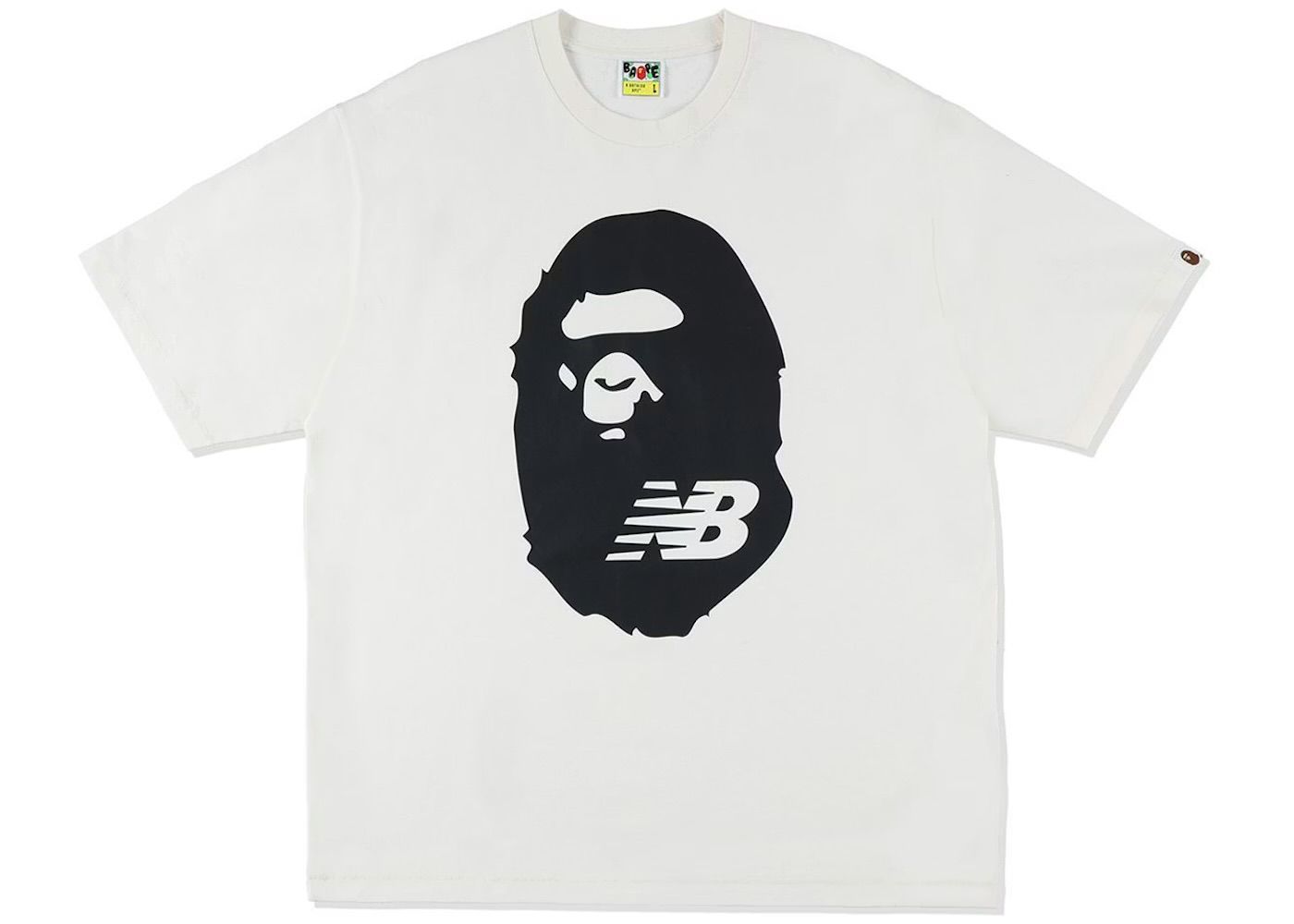 BAPE x New Balance Ape Head T-Shirt White