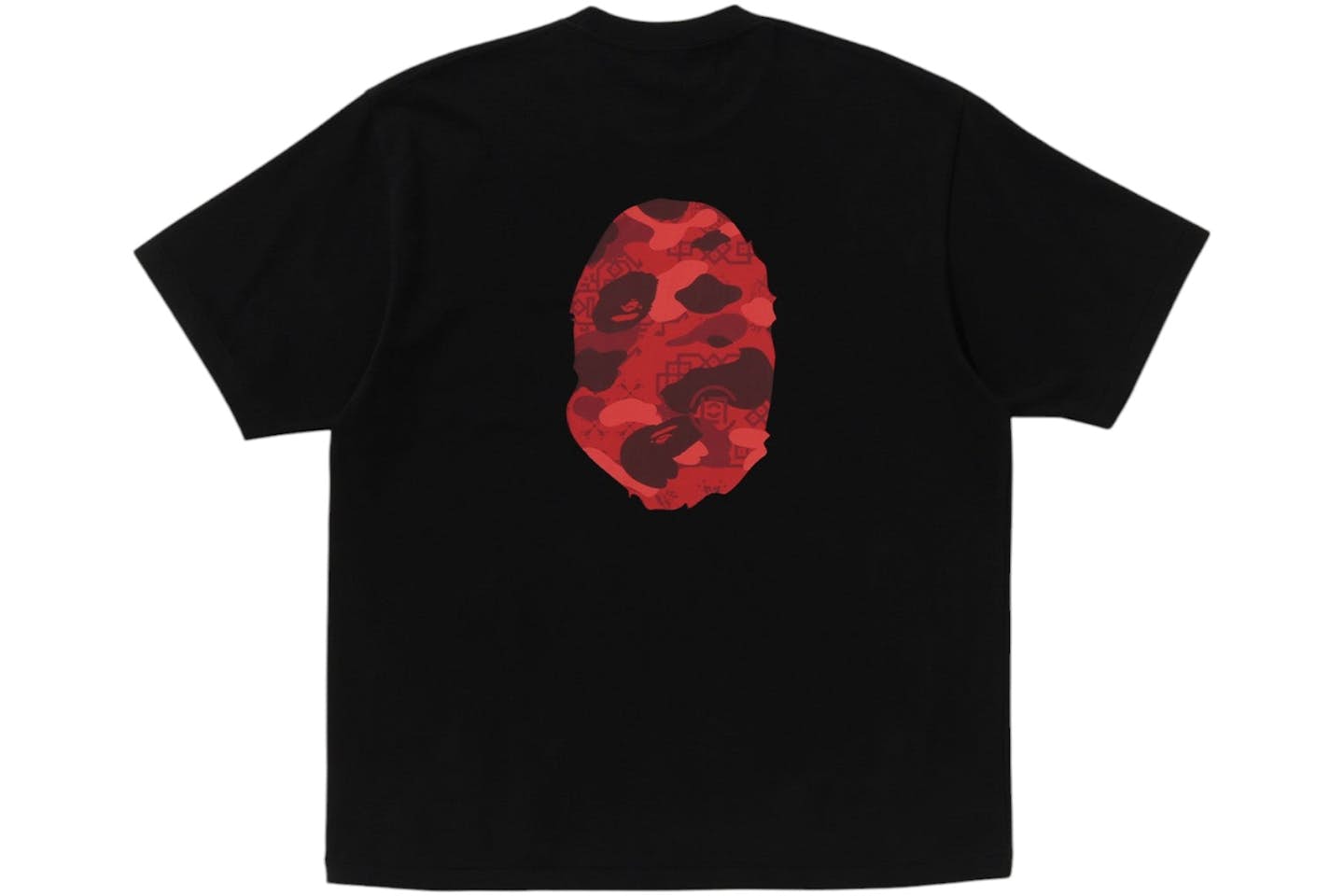 BAPE x CLOT Camo Ape Head BLACK