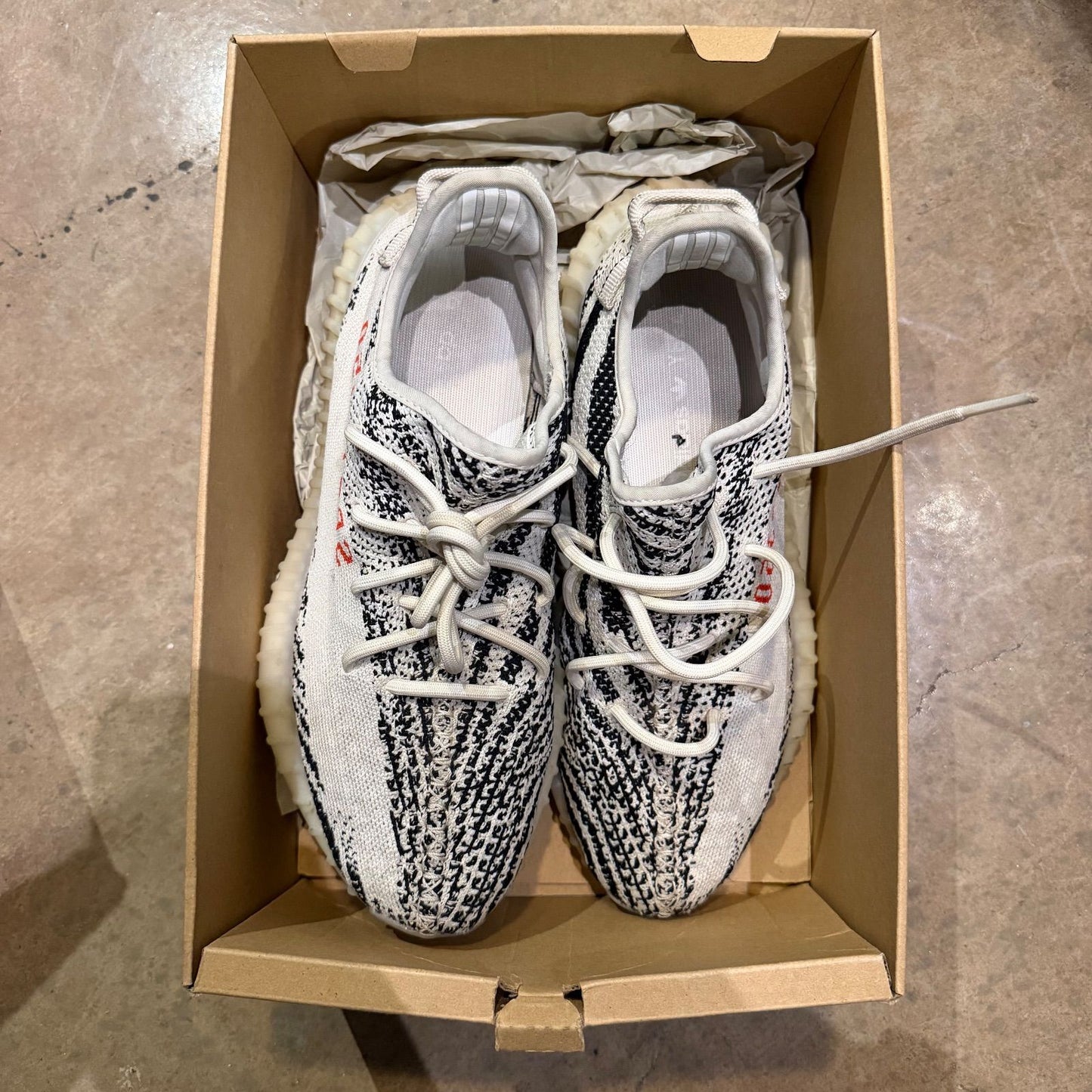 WORN YEEZY 350 "ZEBRA" - Used/Worn