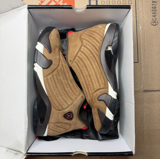 WORN JORDAN 14 "WINTERIZED BROWN" - Used/Worn