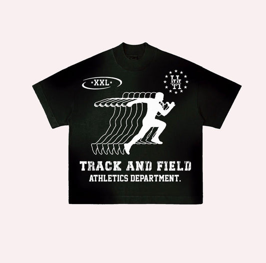 UHS BLACK TRACK & FIELD TEE
