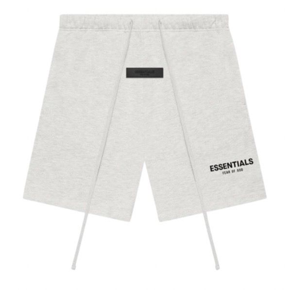 ESSENTIALS LIGHT OATMEAL SHORTS