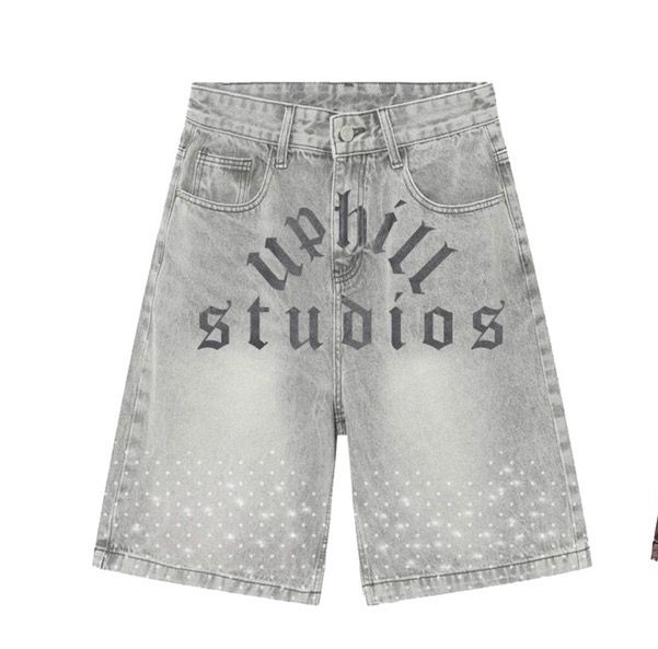 UHS GREY DENIM SHORTS