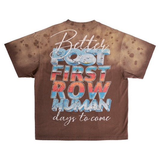 FIRST ROW POST-HUMAN TEE