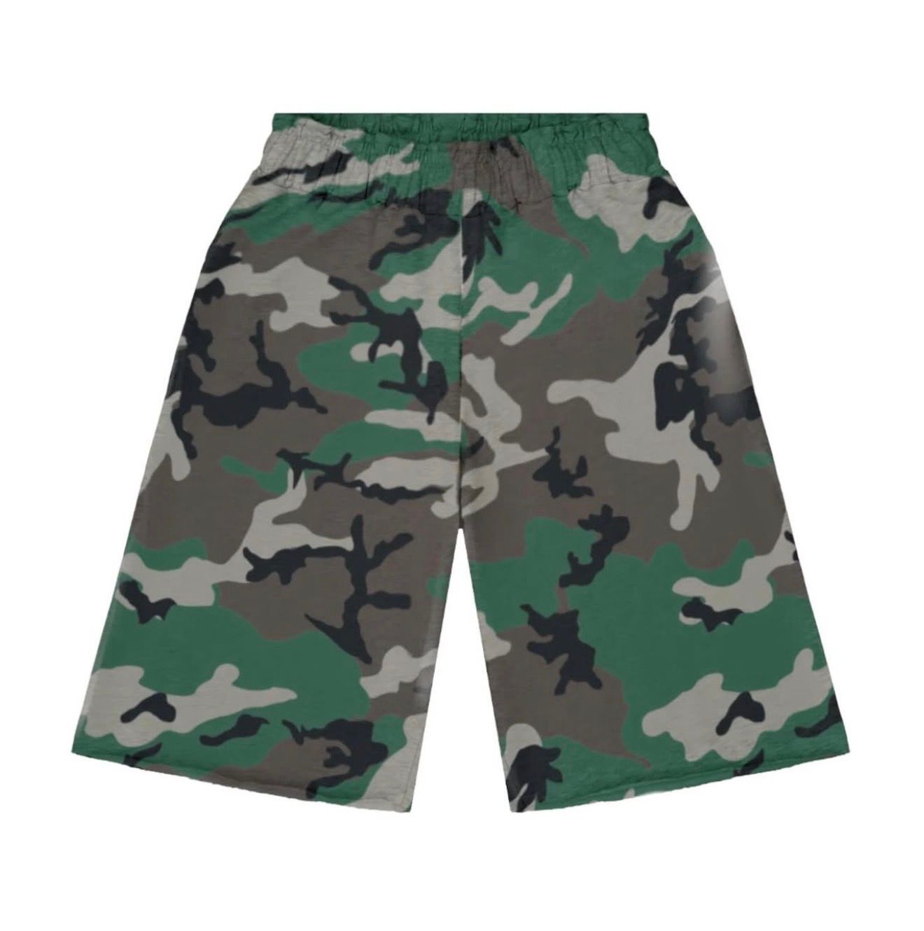 Bravest Studios Green Camo Sweatshorts