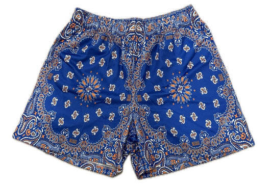 Bravest Studios Blue Paisley Shorts