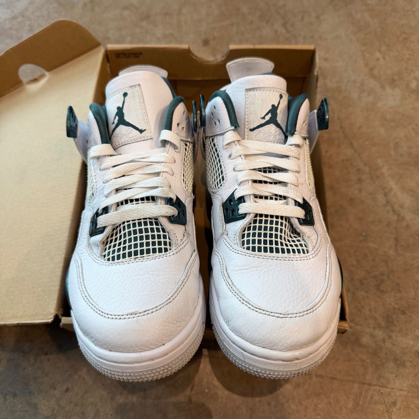 NO BOX Jordan 4 Oxidized Green - Used/Worn