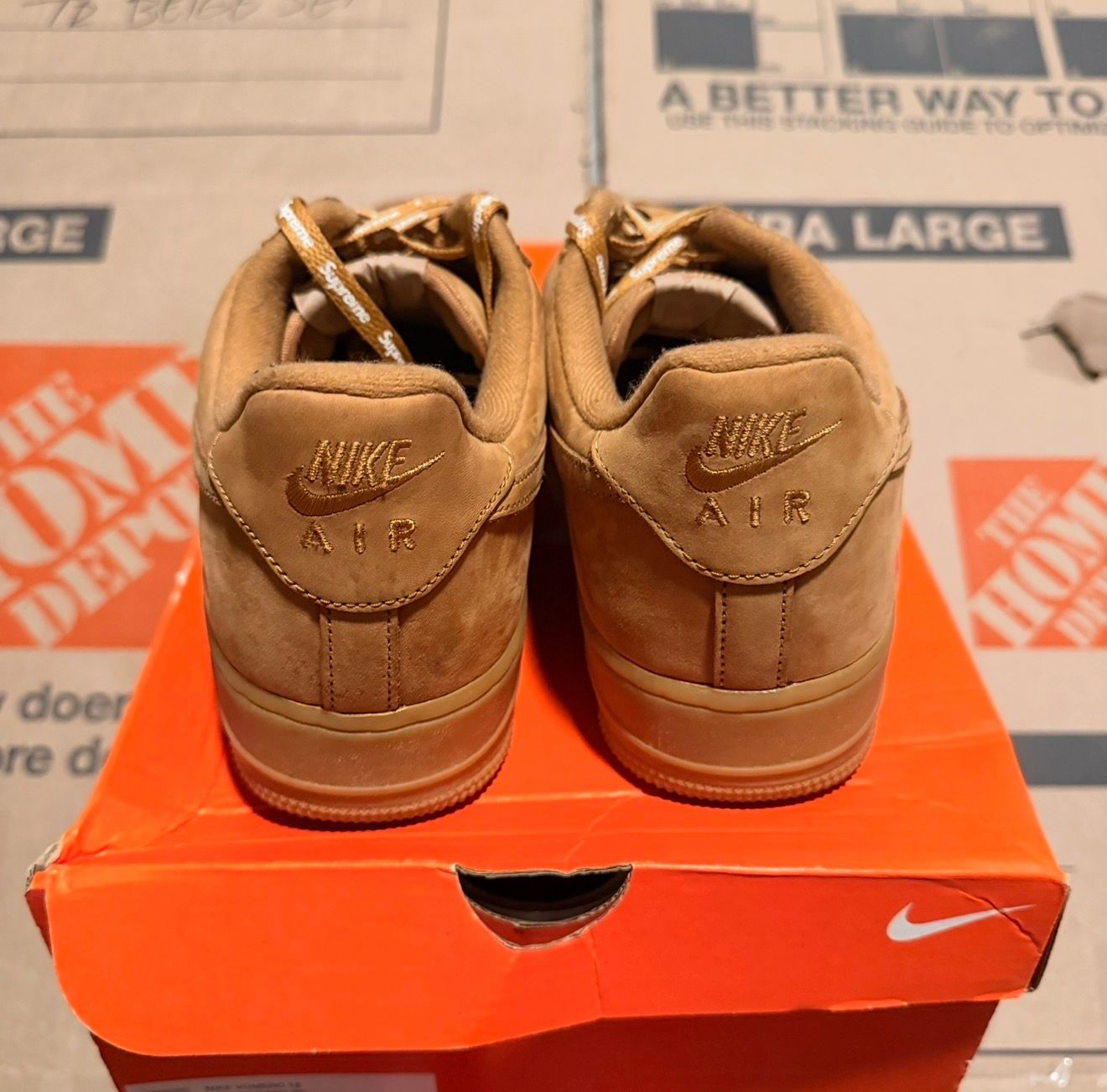 WORN AIR FORCE 1 "SUPREME WHEAT" - Used/Worn