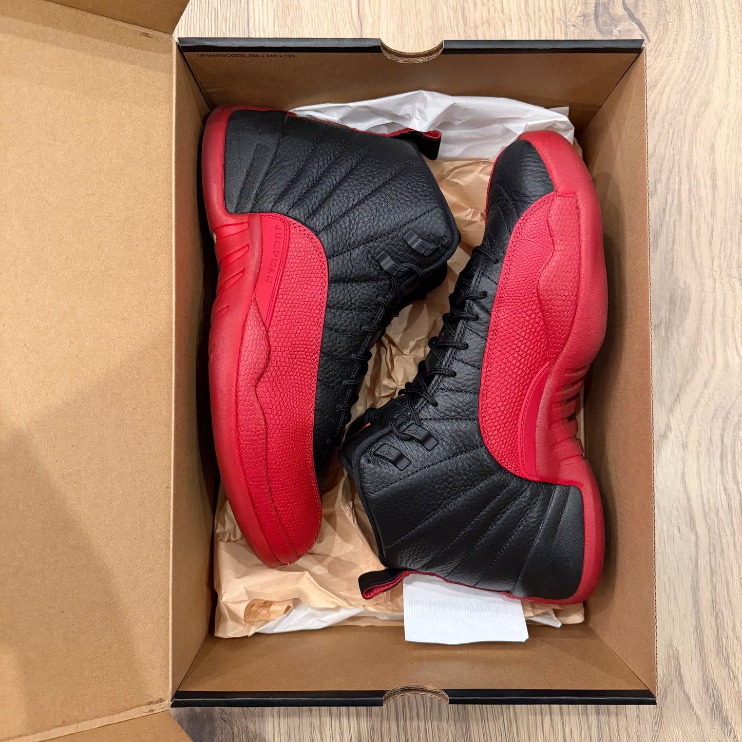 WORN JORDAN 12 “FLU GAME” SIZE 10M