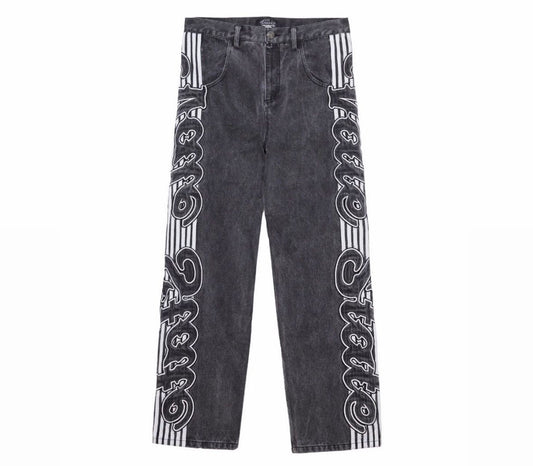 VALE STATE WASHED GREY JEANS