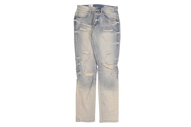SMOKE RISE Slim Vintage Washed Jeans