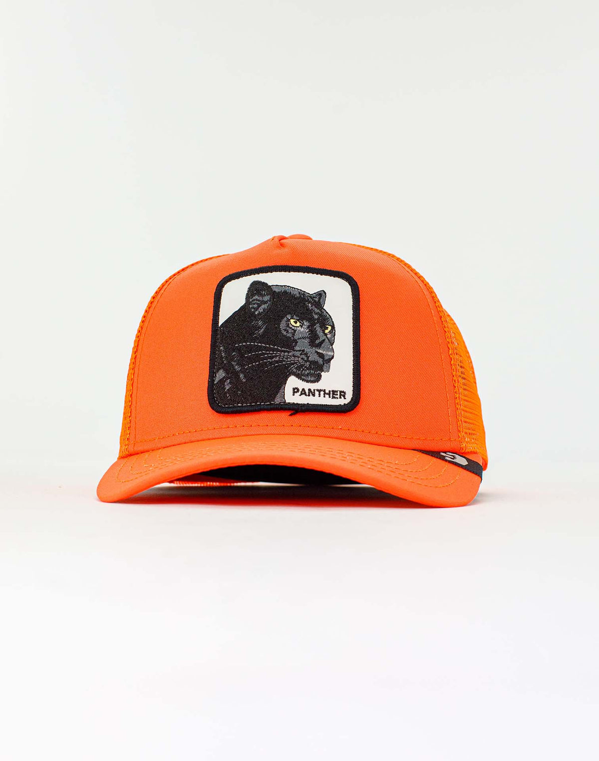 Orange Goorin Bros. The Panther trucker hat