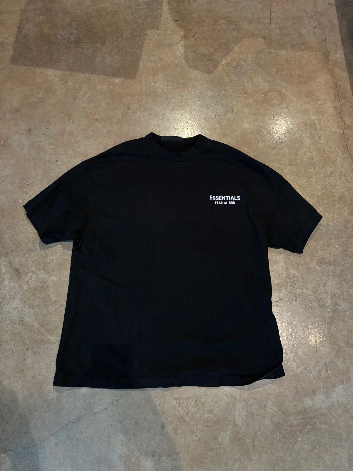 WORN Essentials Black Tee - Used/Worn