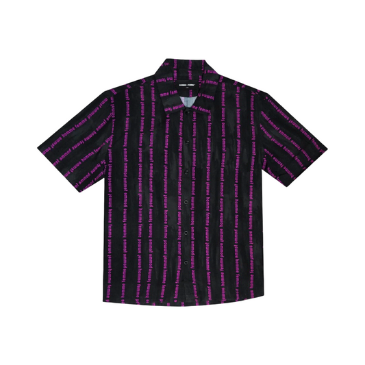 HOMME FEMME BUTTON UP