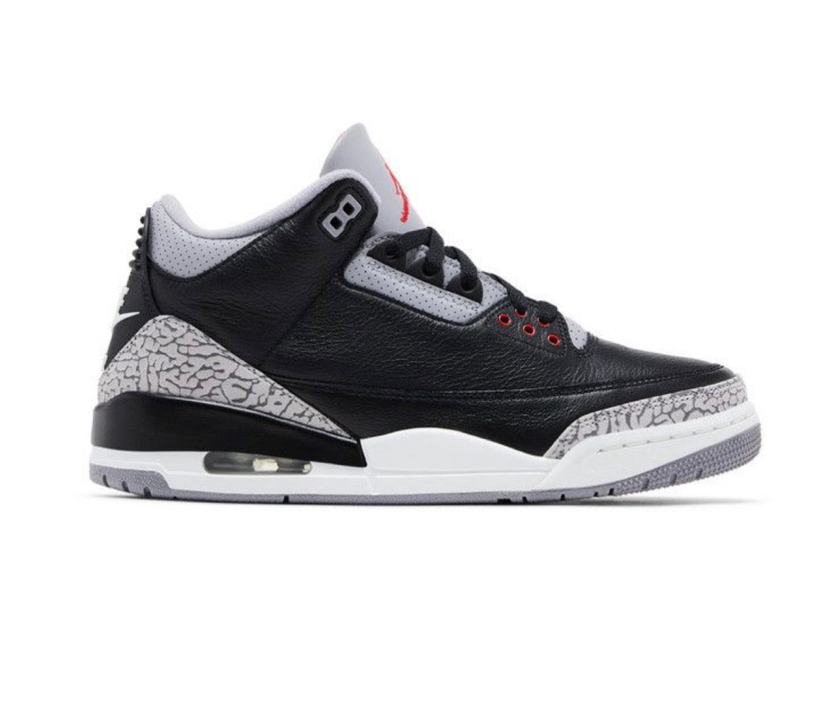 BRAND NEW GS JORDAN 3 “REIMAGINED BLACK CEMENT”