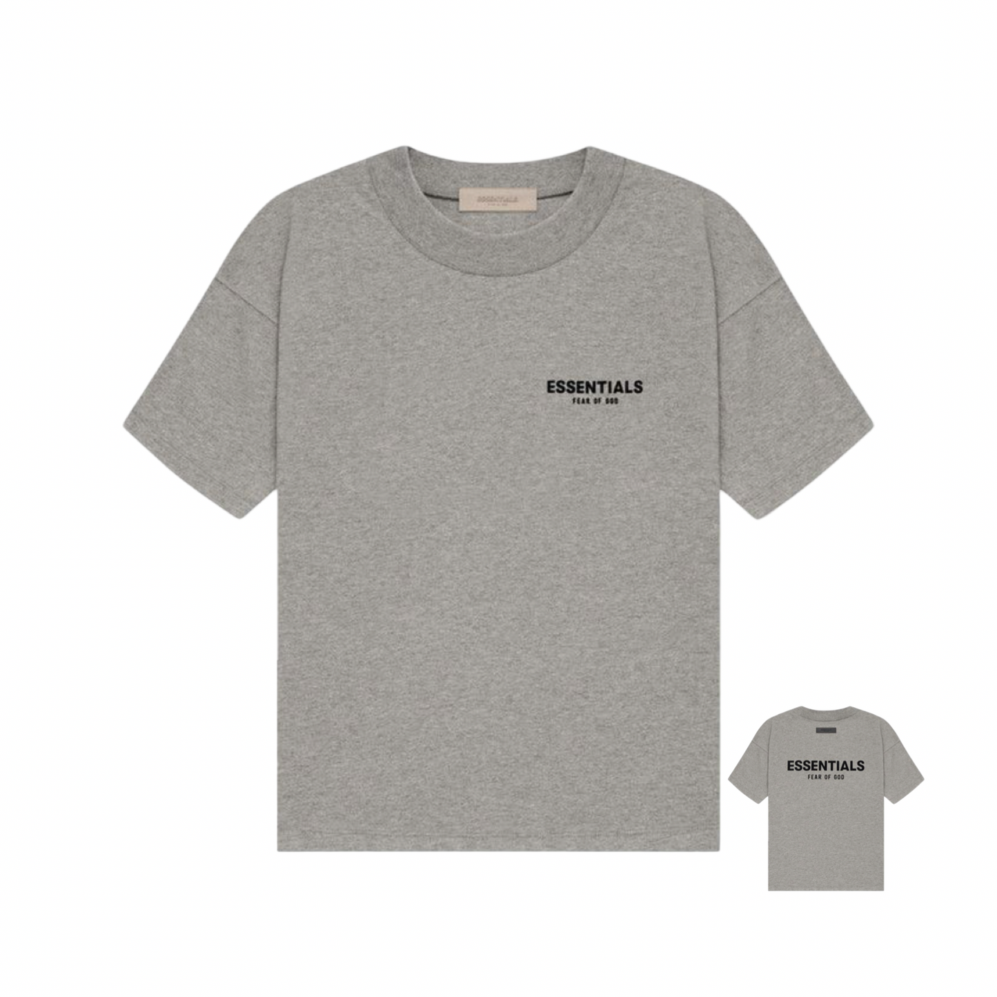 ESSENTIAL DARK OATMEAL TEE