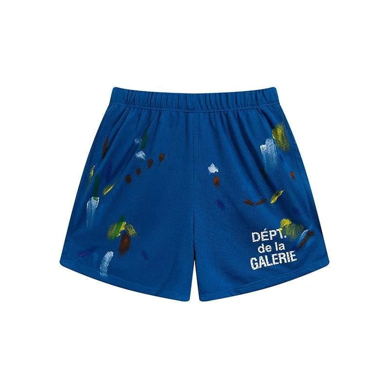 GALLERY DEPT. BLUE PAINT SHORTS