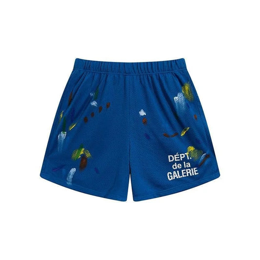 GALLERY DEPT. BLUE PAINT SHORTS