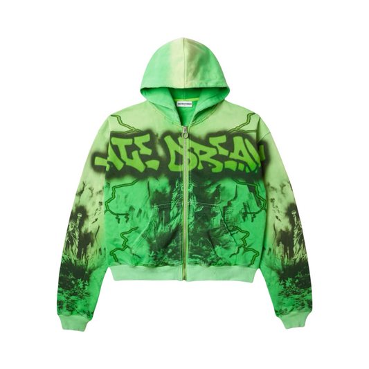 VALE DREAMS GREEN HOODIE