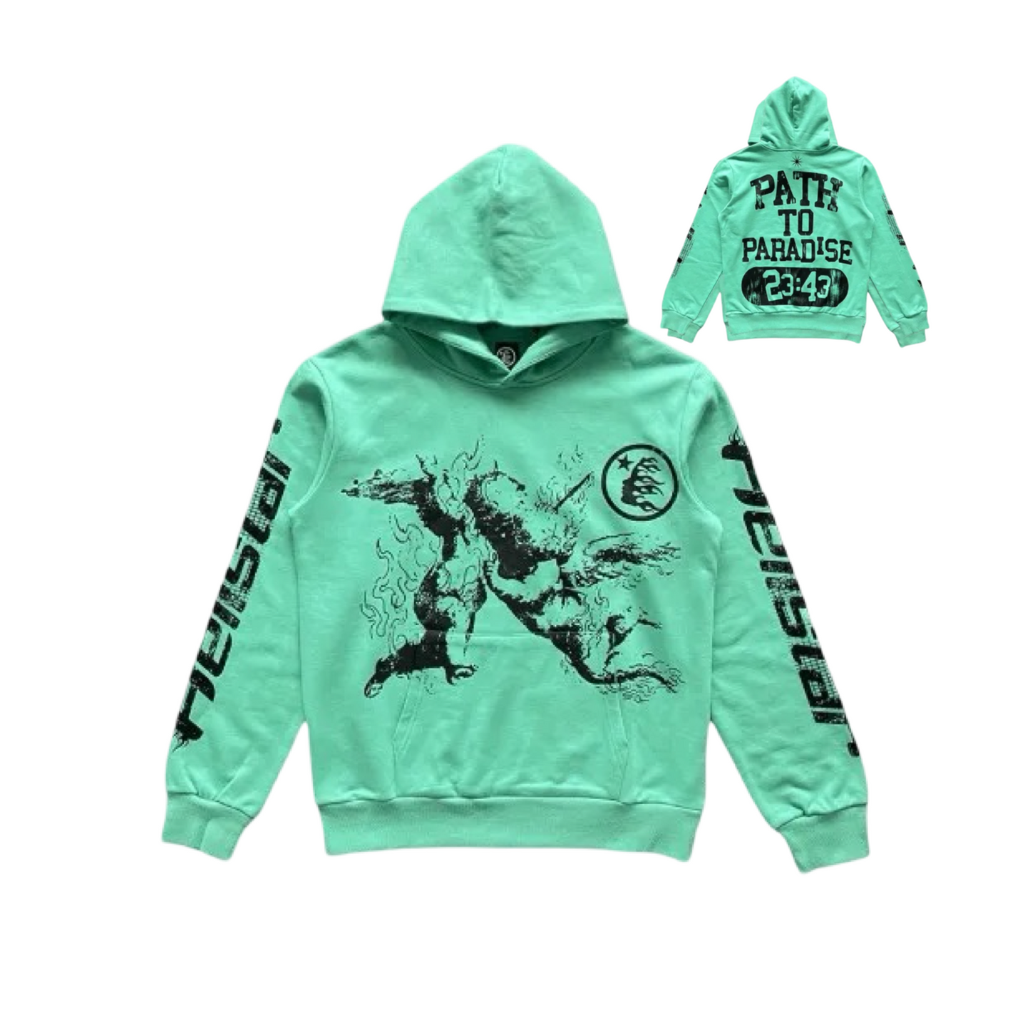 HELLSTAR GREEN HOODIE