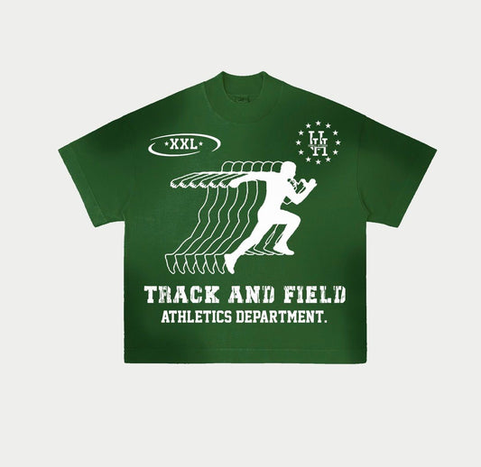 UHS GREEN TRACK & FIELD TEE