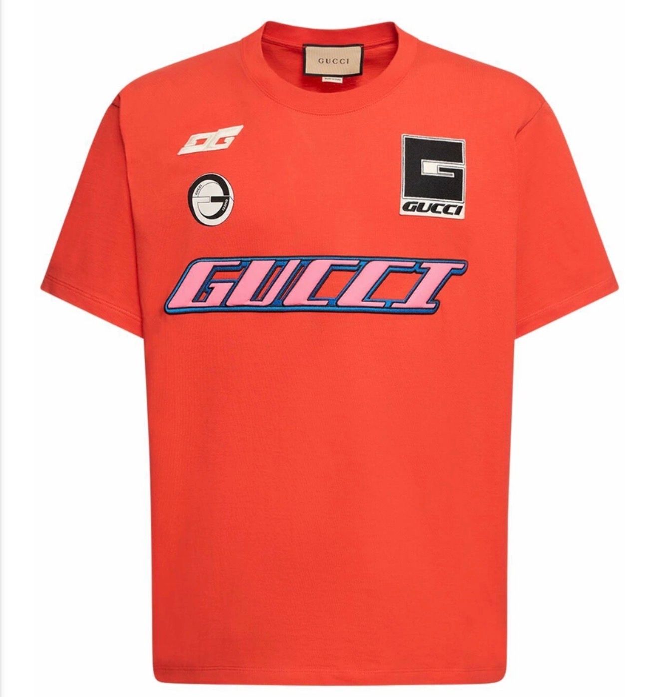 Gucci Emblems Tee Orange