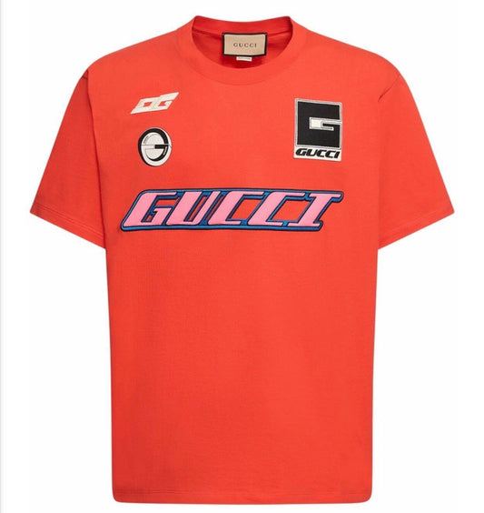 Gucci Emblems Tee Orange
