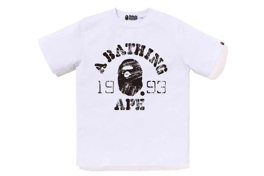 BAPE Screen Print College Relaxed Fit Tee