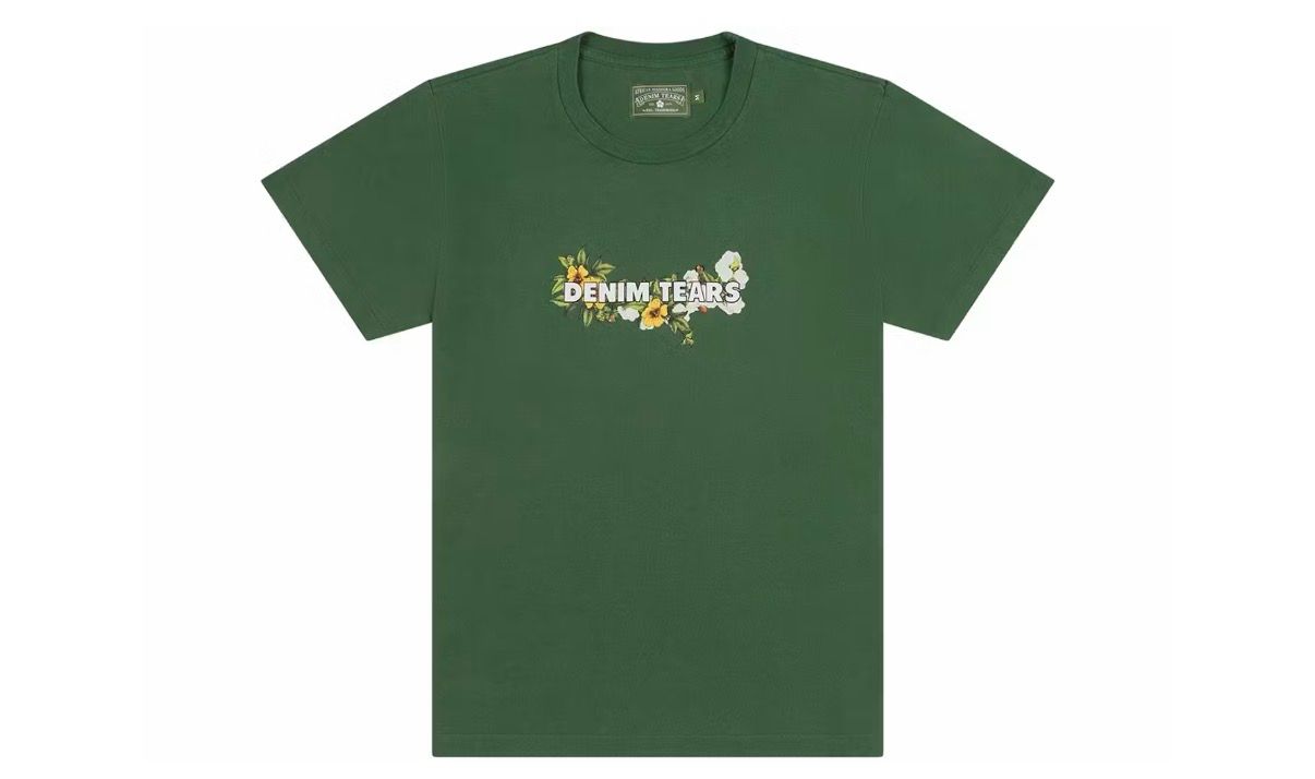 Denim Tears Floral Logo Tee
