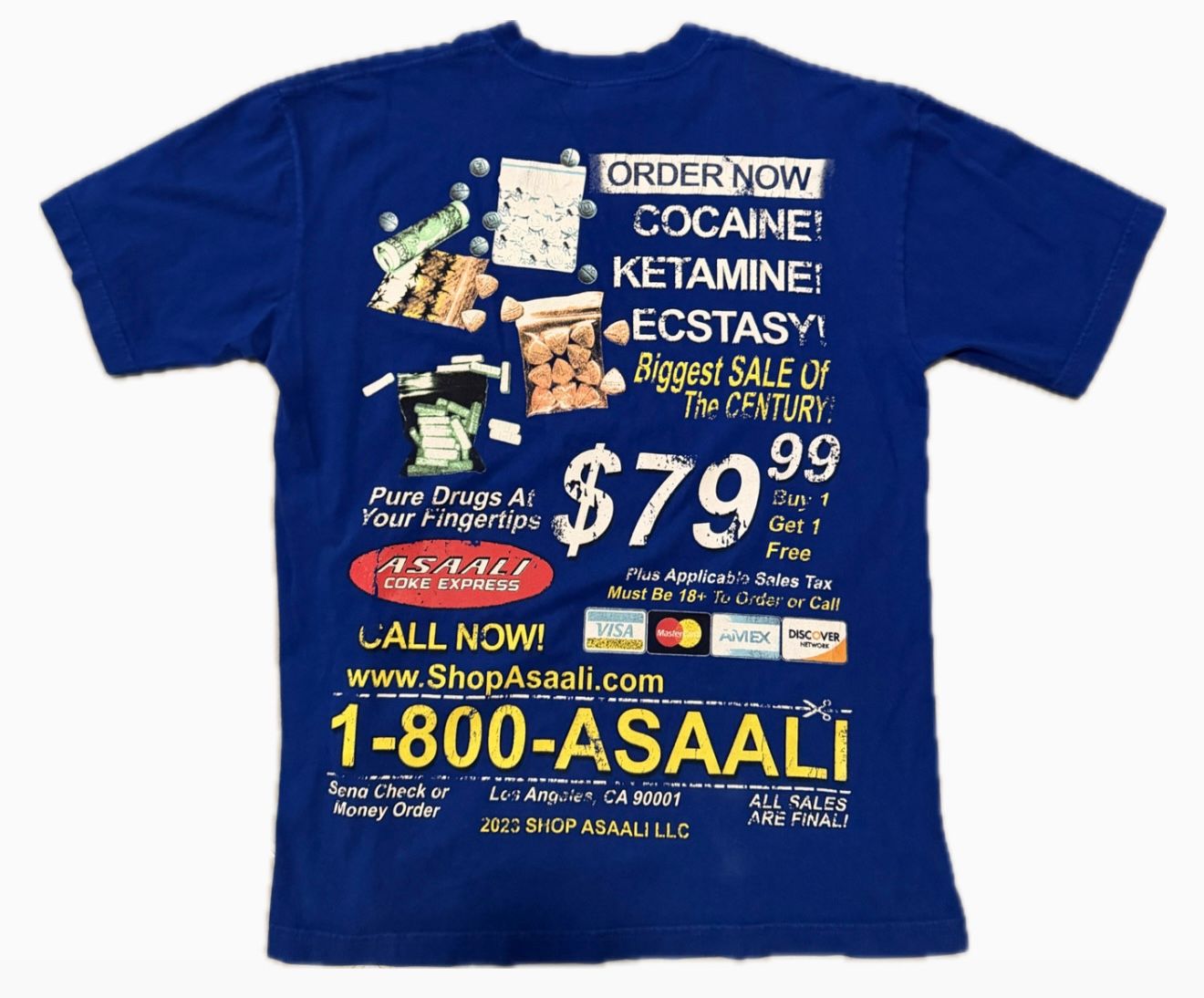 ASAALI WORLD TOUR TEE - Used/Worn