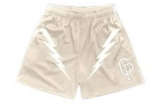 Crisp Lightning Cream Shorts