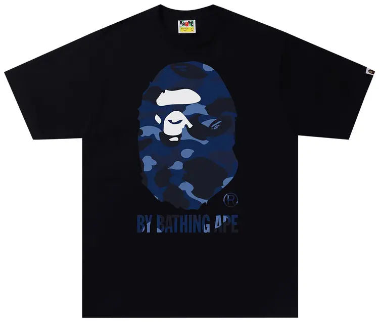 BAPE Color Camo A By Bathing Ape Tee 'Black/Navy'
