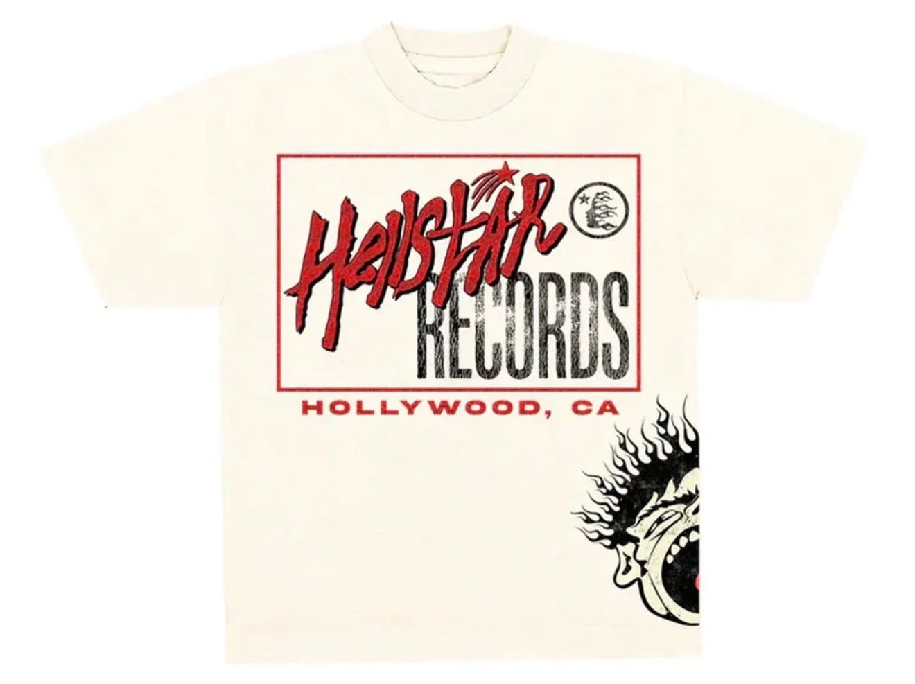 HELLSTAR RECORDS TEE CREAM