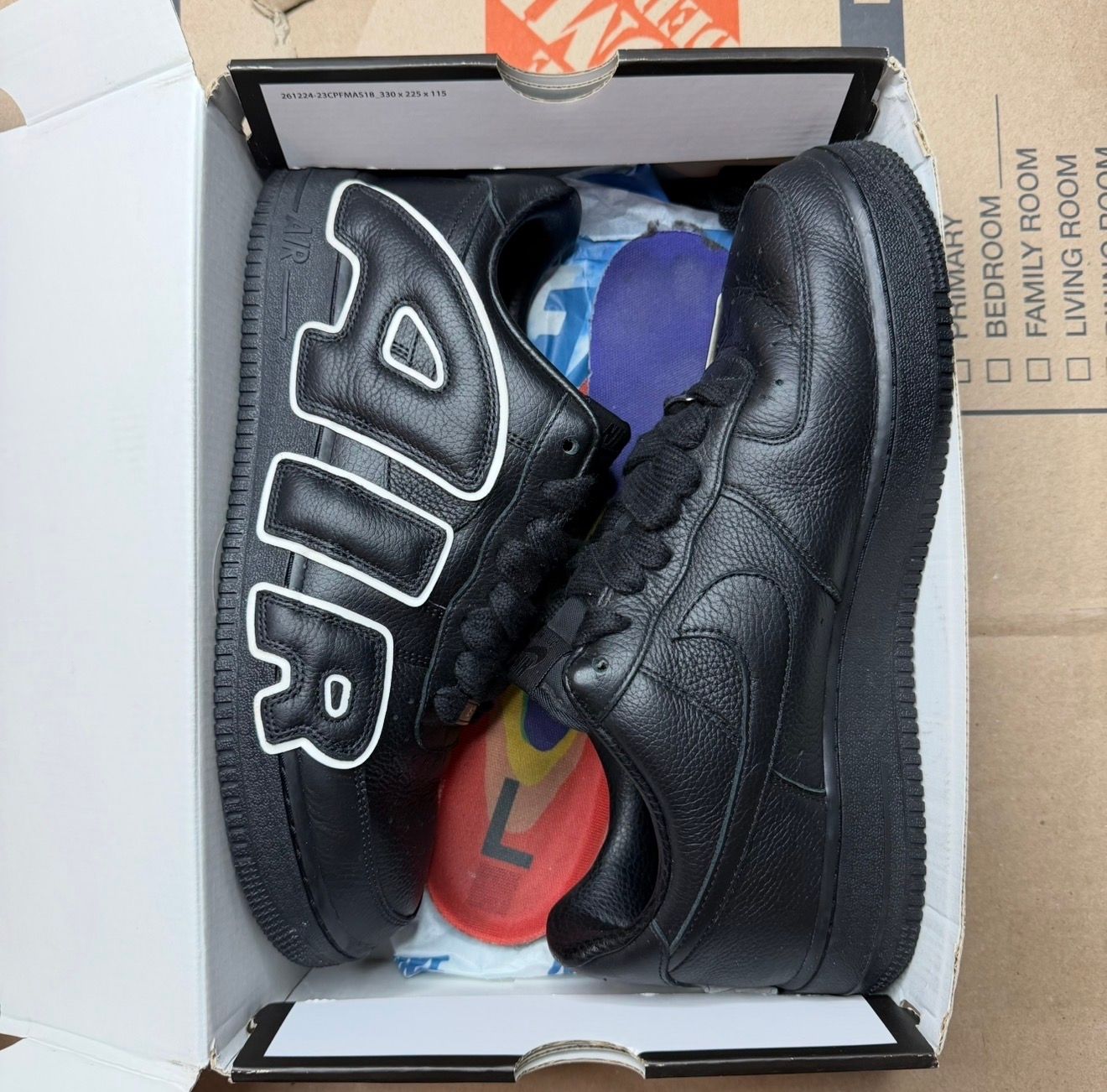 WORN CPFM AIR FORCE 1 "BLACK" - Used/Worn