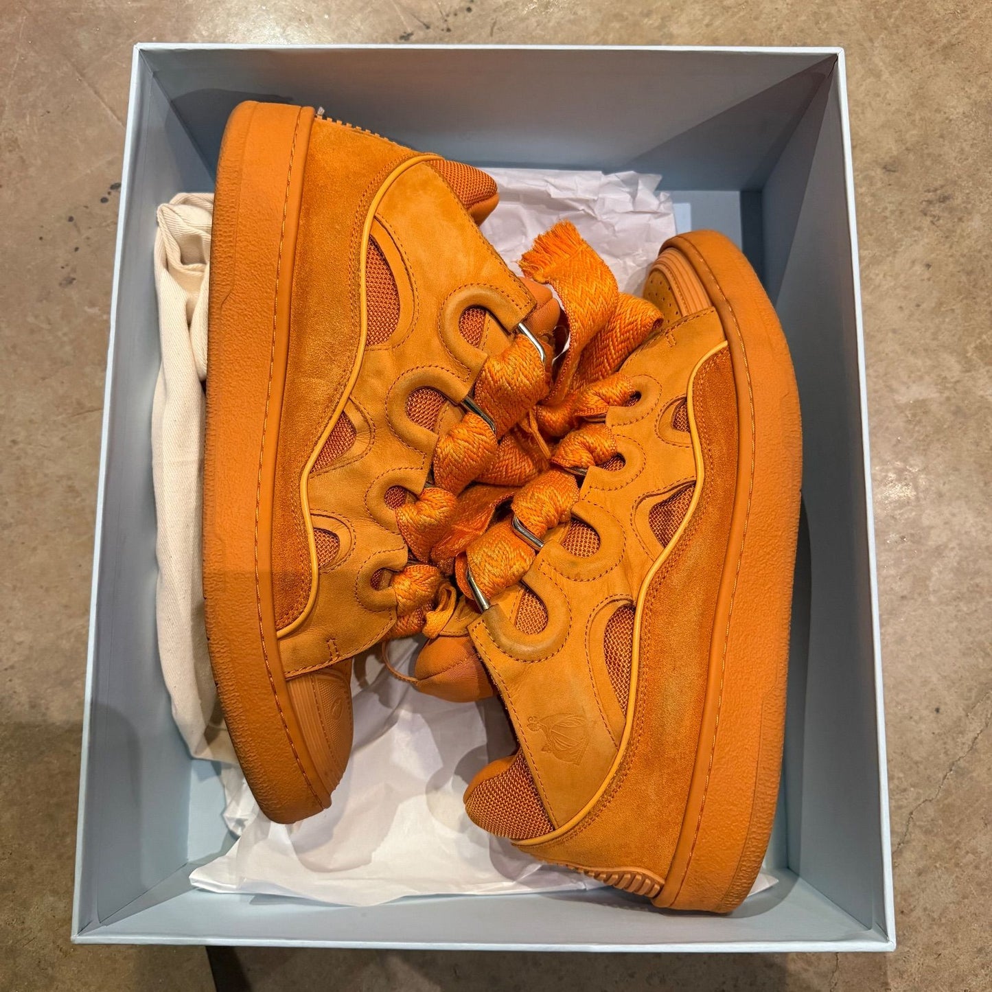 WORN LANVIN SNEAKERS - Used/Worn