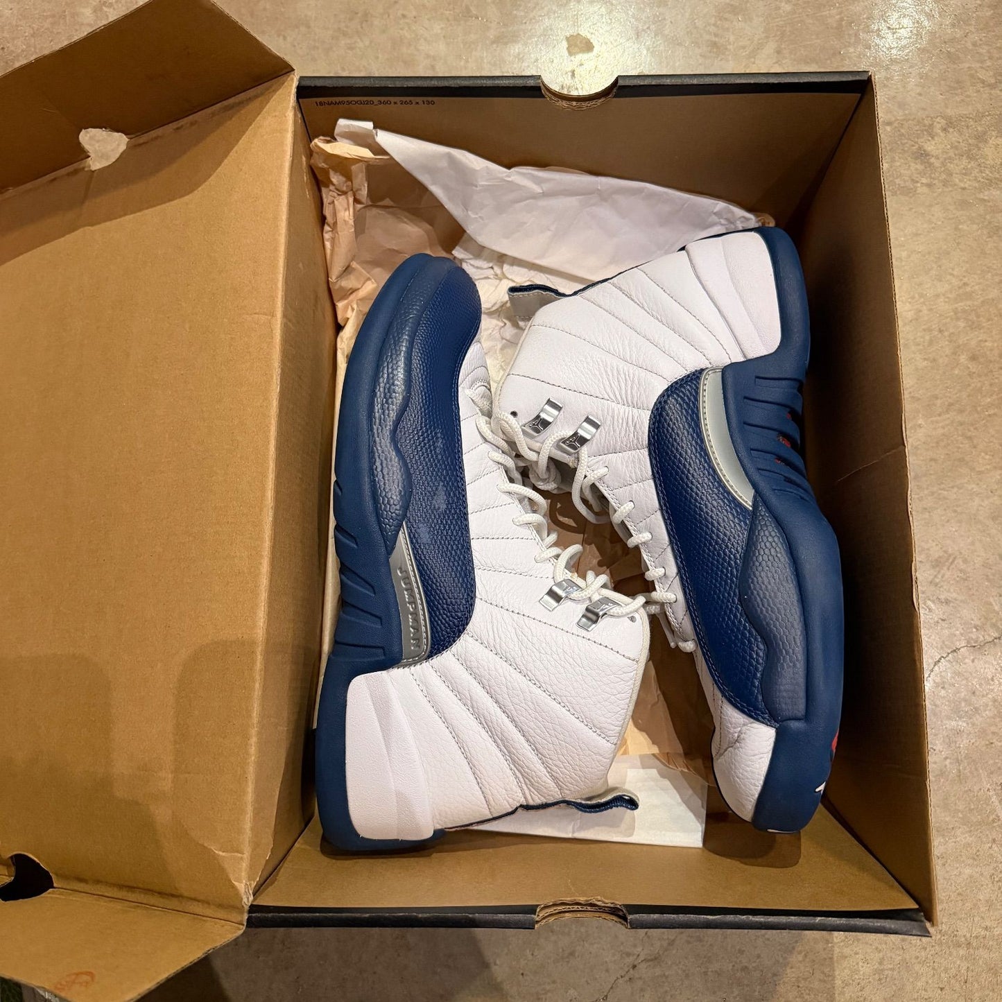 WORN JORDAN 12 "FRENCH BLUE" - Used/Worn