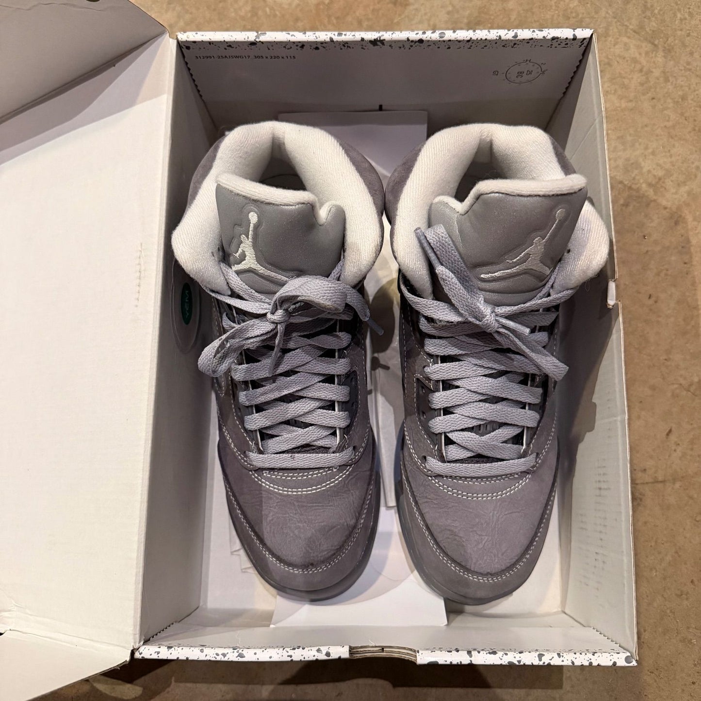 WORN JORDAN 5 "Wolf Grey" - Used/Worn